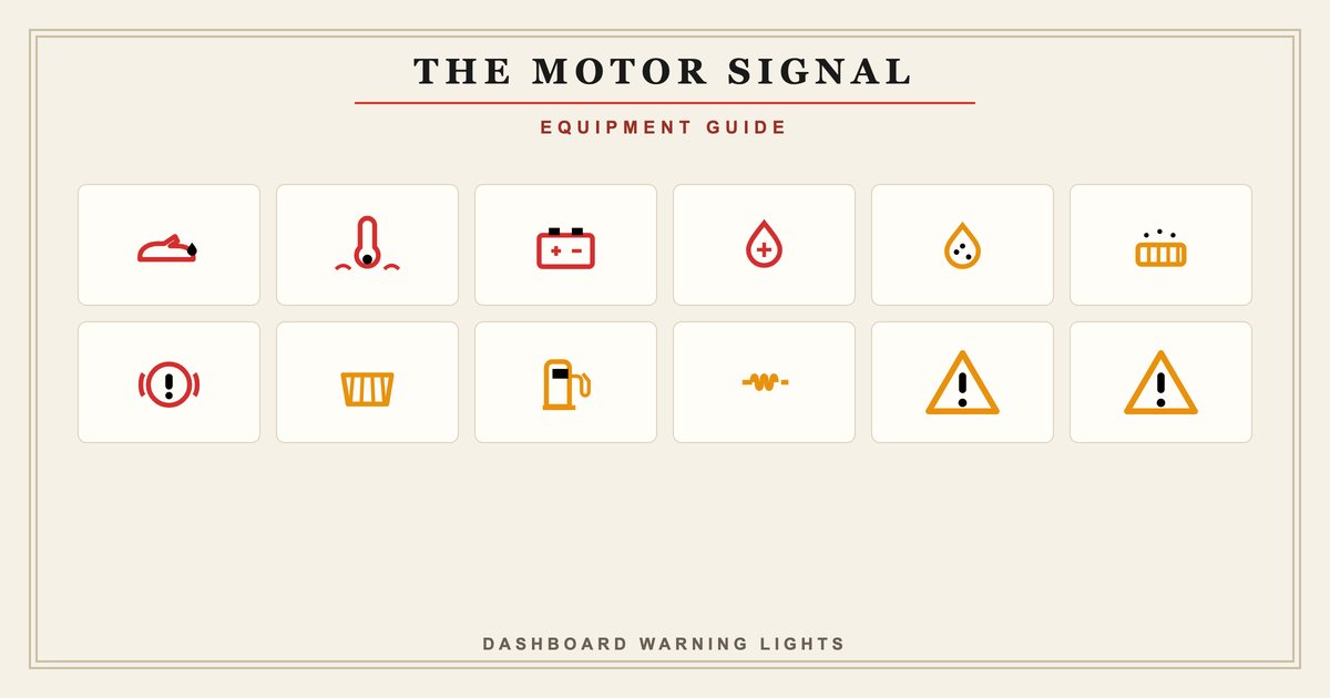 Case Tractor dashboard warning lights