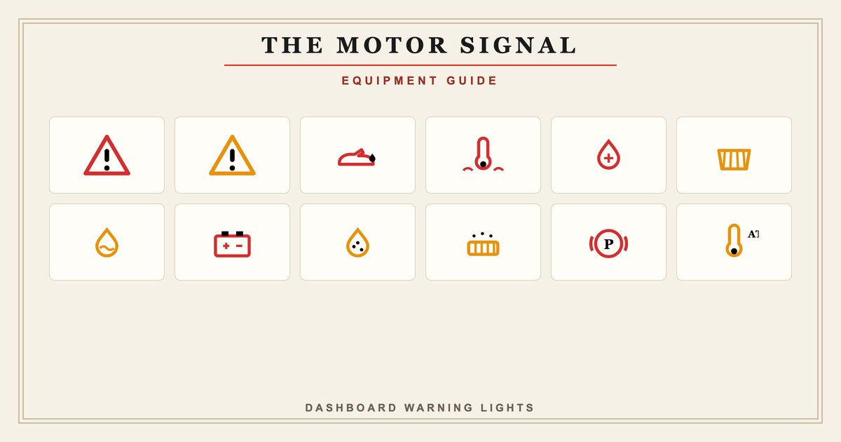Caterpillar dashboard warning lights