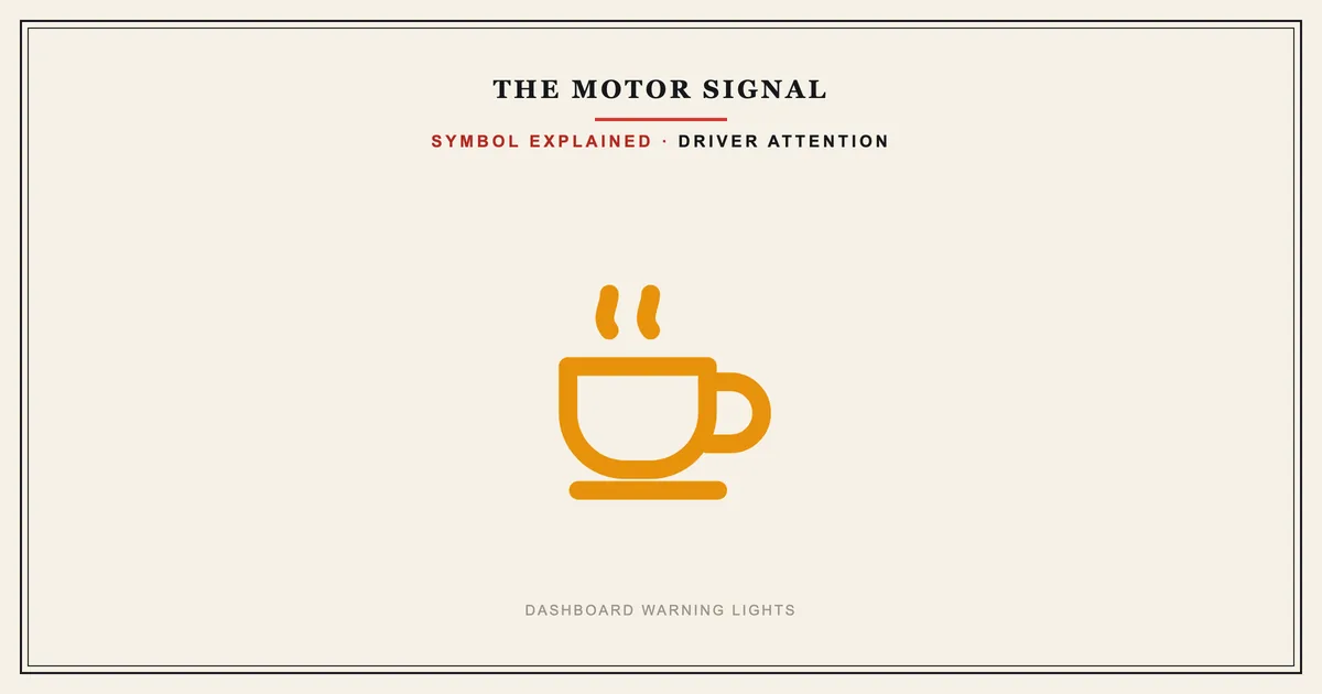 The Coffee Cup Dashboard Warning Light Explained warning light symbols