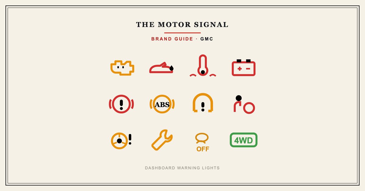GMC Dashboard Warning Lights and Symbols warning light symbols