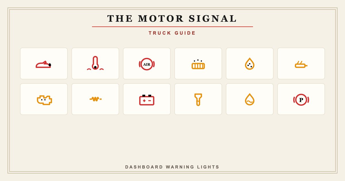 Hino Truck Dashboard Warning Lights: What Every Symbol Means Hino Truck dashboard warning lights