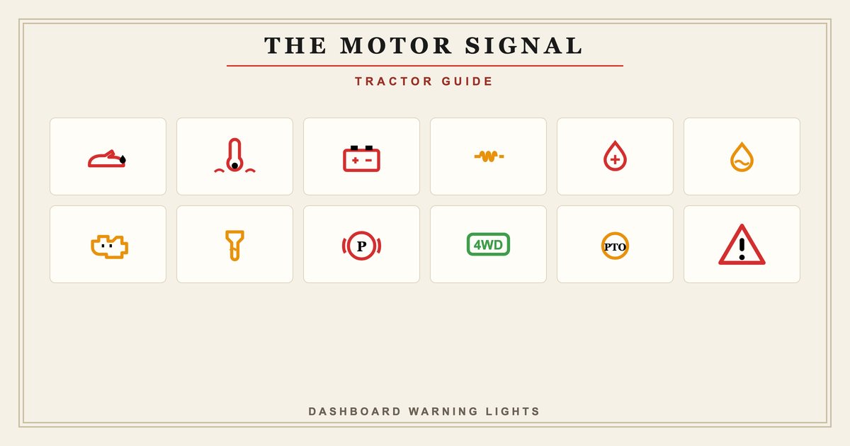 Kioti Tractor Error Codes and Dashboard Warning Lights Explained Kioti Tractor Error Codes dashboard warning lights